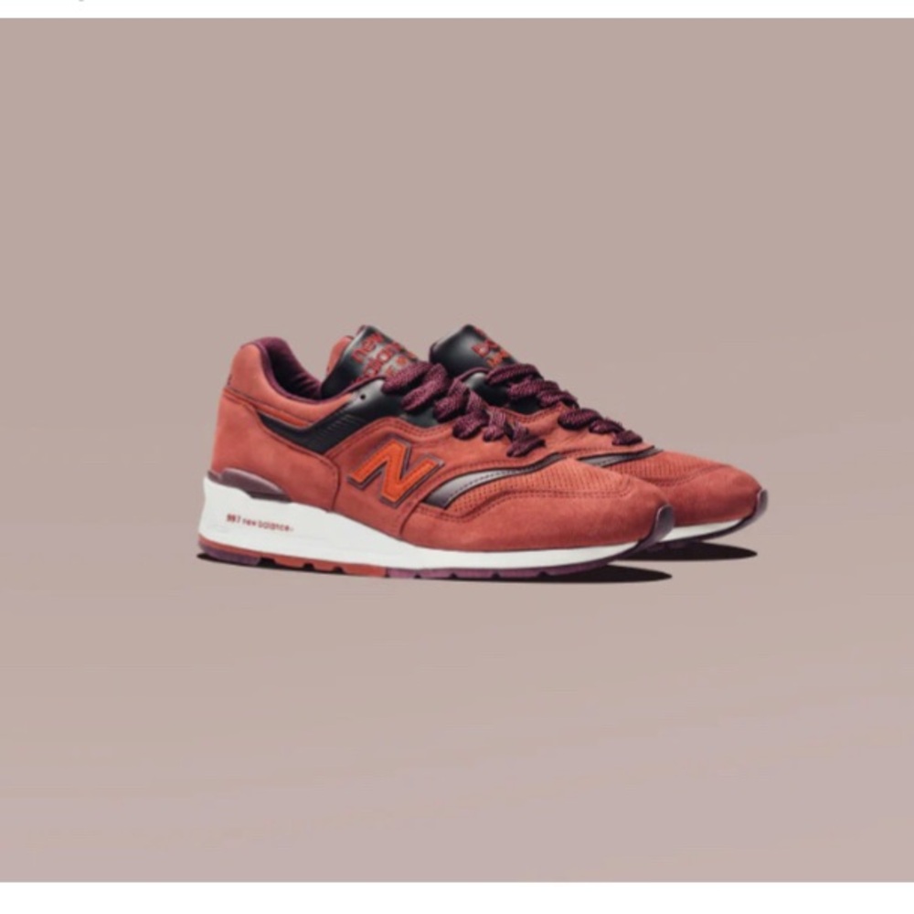 New Balance 997 “Red Clay” Horween Leather and Premium Nubuck